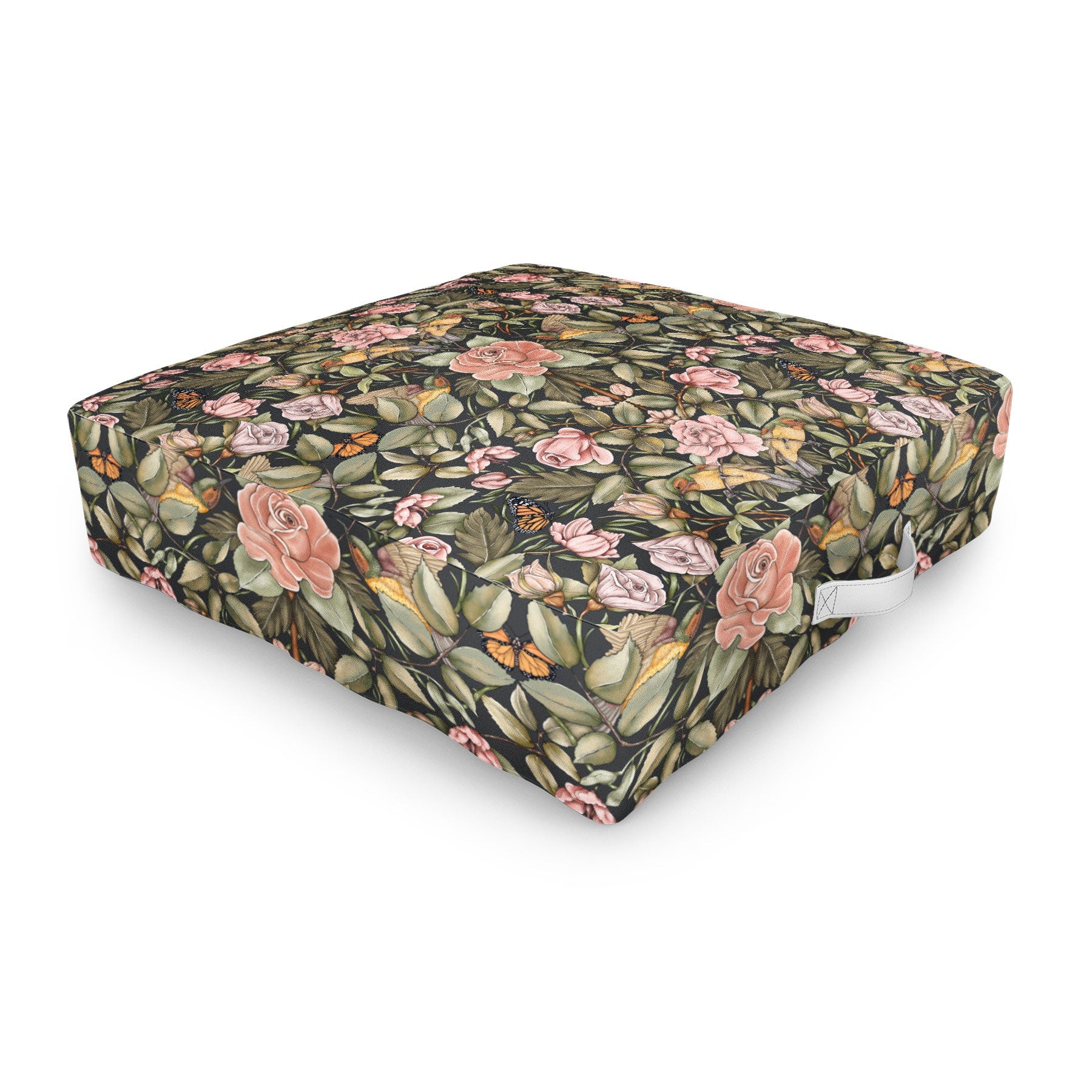 Marta Barragan Camarasa Victorian Garden Beauty Outdoor Floor Cushion