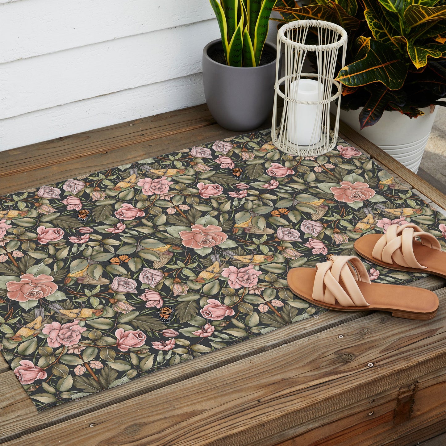 Marta Barragan Camarasa Victorian Garden Beauty Outdoor Rug