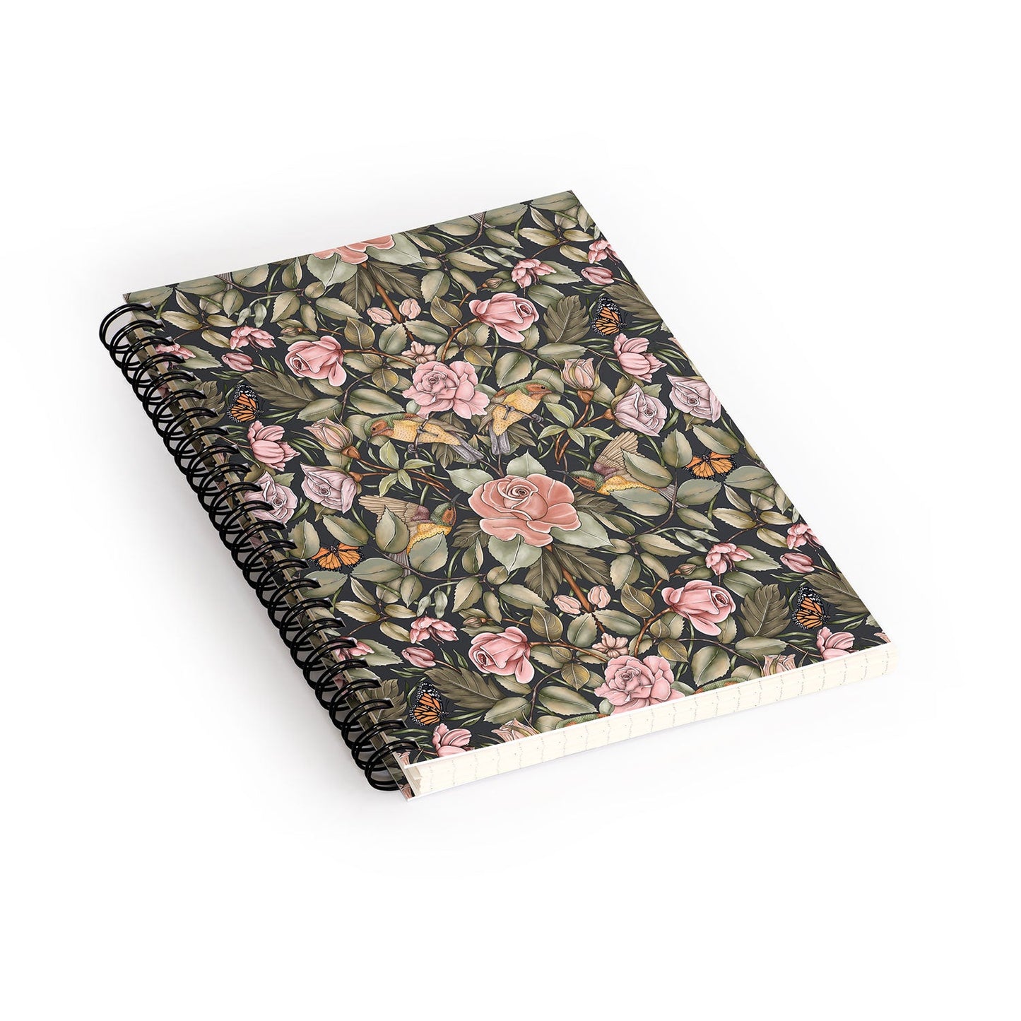 Marta Barragan Camarasa Victorian Garden Beauty Spiral Notebook