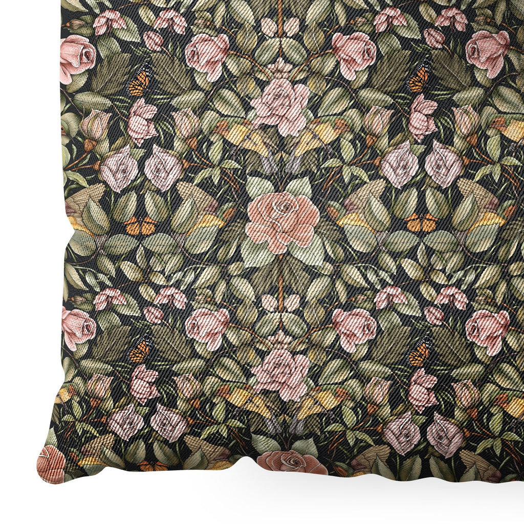 Marta Barragan Camarasa Victorian Garden Beauty Floor Pillow Square