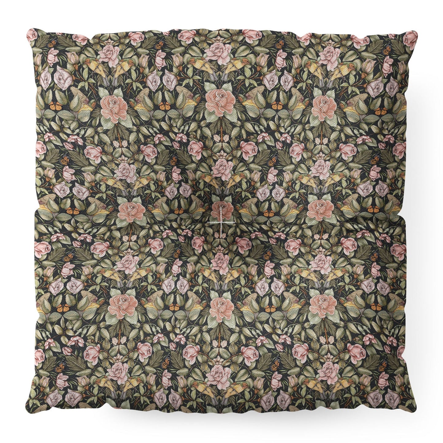 Marta Barragan Camarasa Victorian Garden Beauty Floor Pillow Square