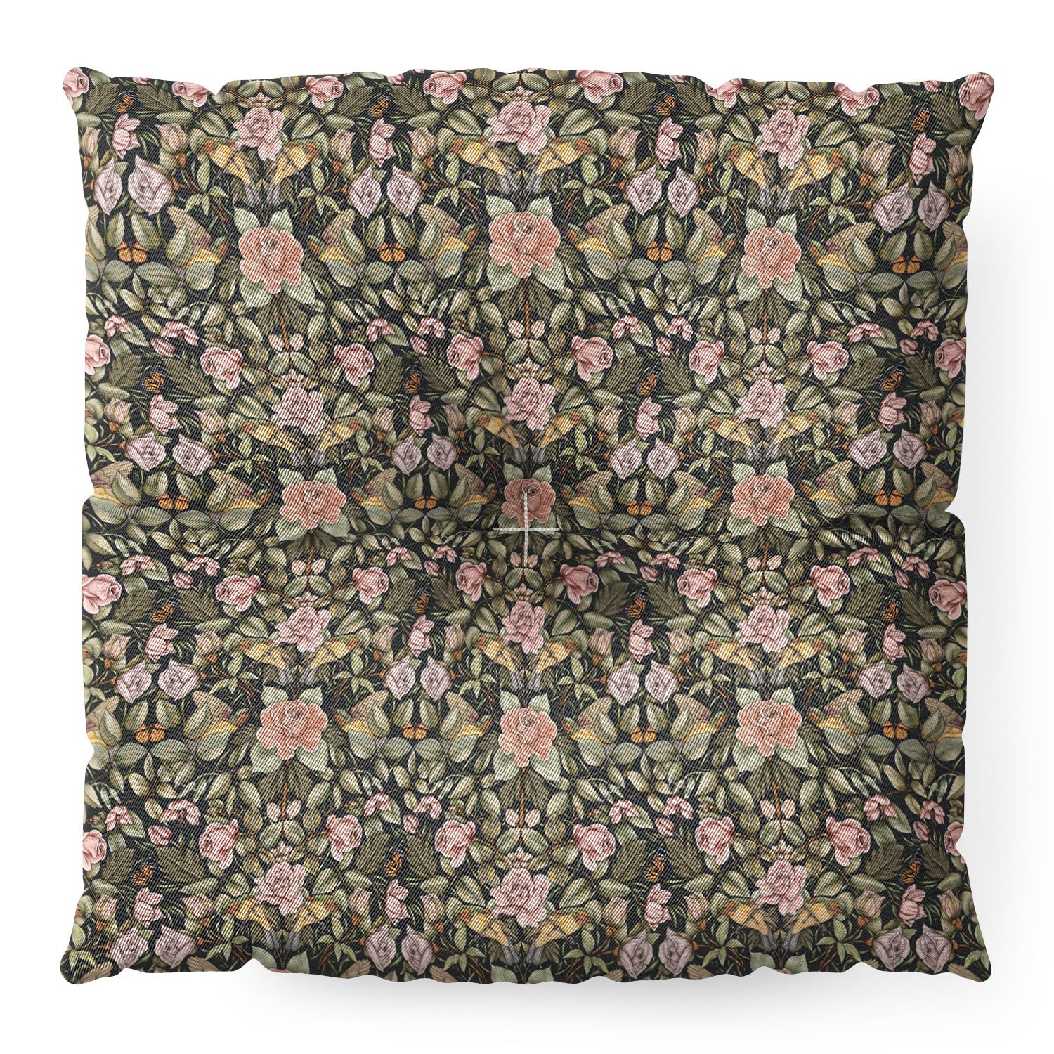 Marta Barragan Camarasa Victorian Garden Beauty Floor Pillow Square