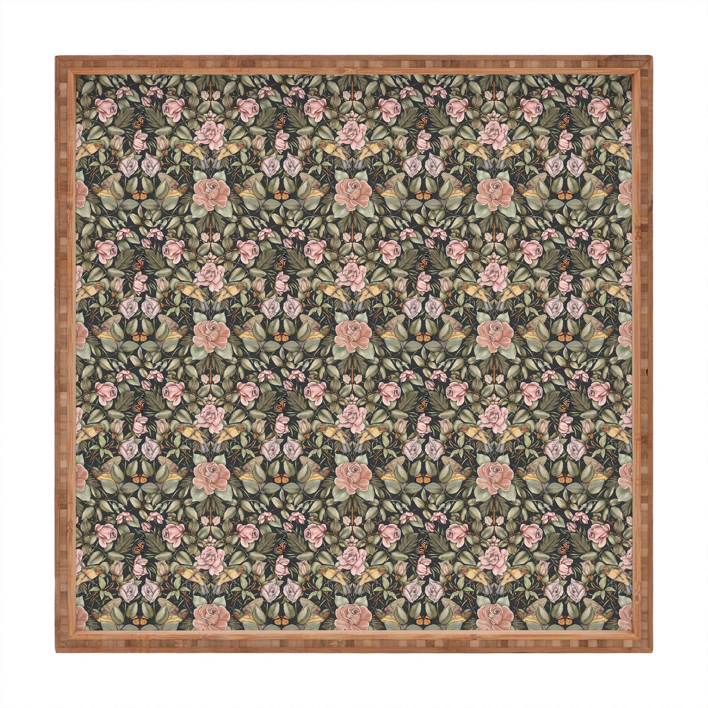 Marta Barragan Camarasa Victorian Garden Beauty Square Tray