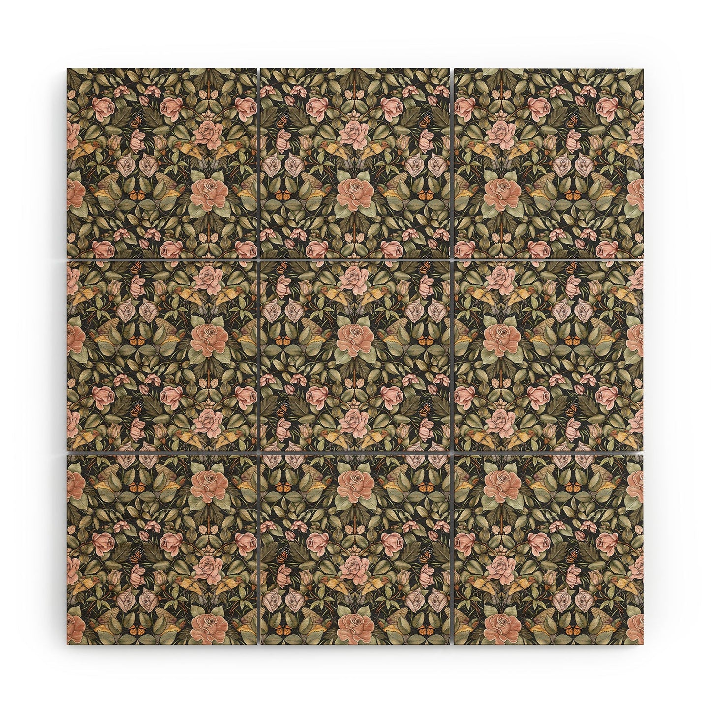 Marta Barragan Camarasa Victorian Garden Beauty Wood Wall Mural