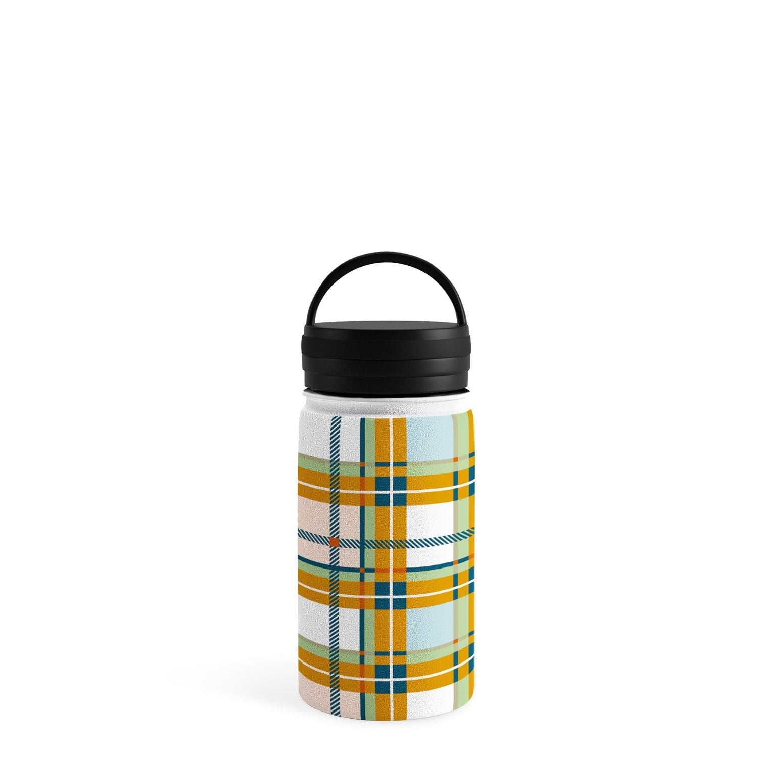 Marta Barragan Camarasa Warm Plaid Fusion Water Bottle