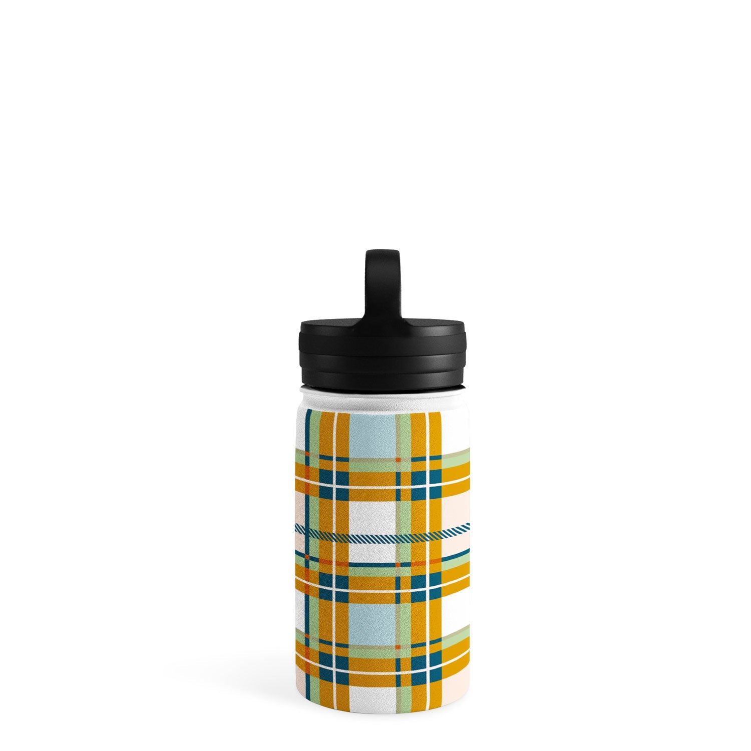 Marta Barragan Camarasa Warm Plaid Fusion Water Bottle
