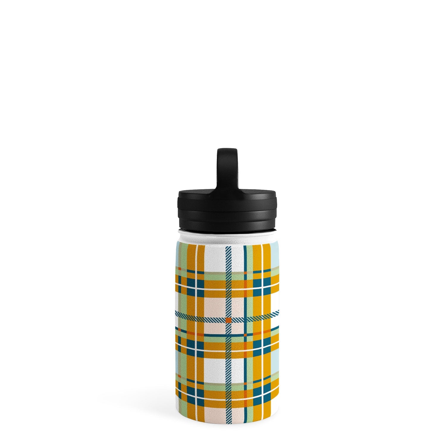 Marta Barragan Camarasa Warm Plaid Fusion Water Bottle