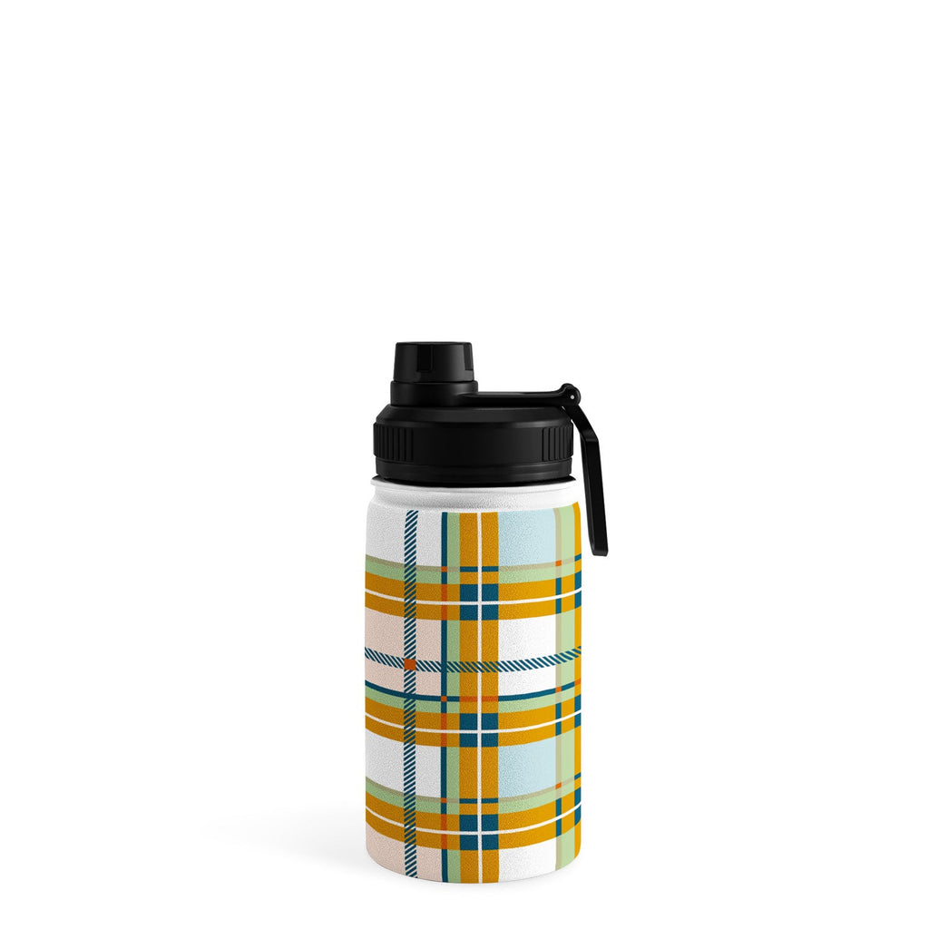 Marta Barragan Camarasa Warm Plaid Fusion Water Bottle