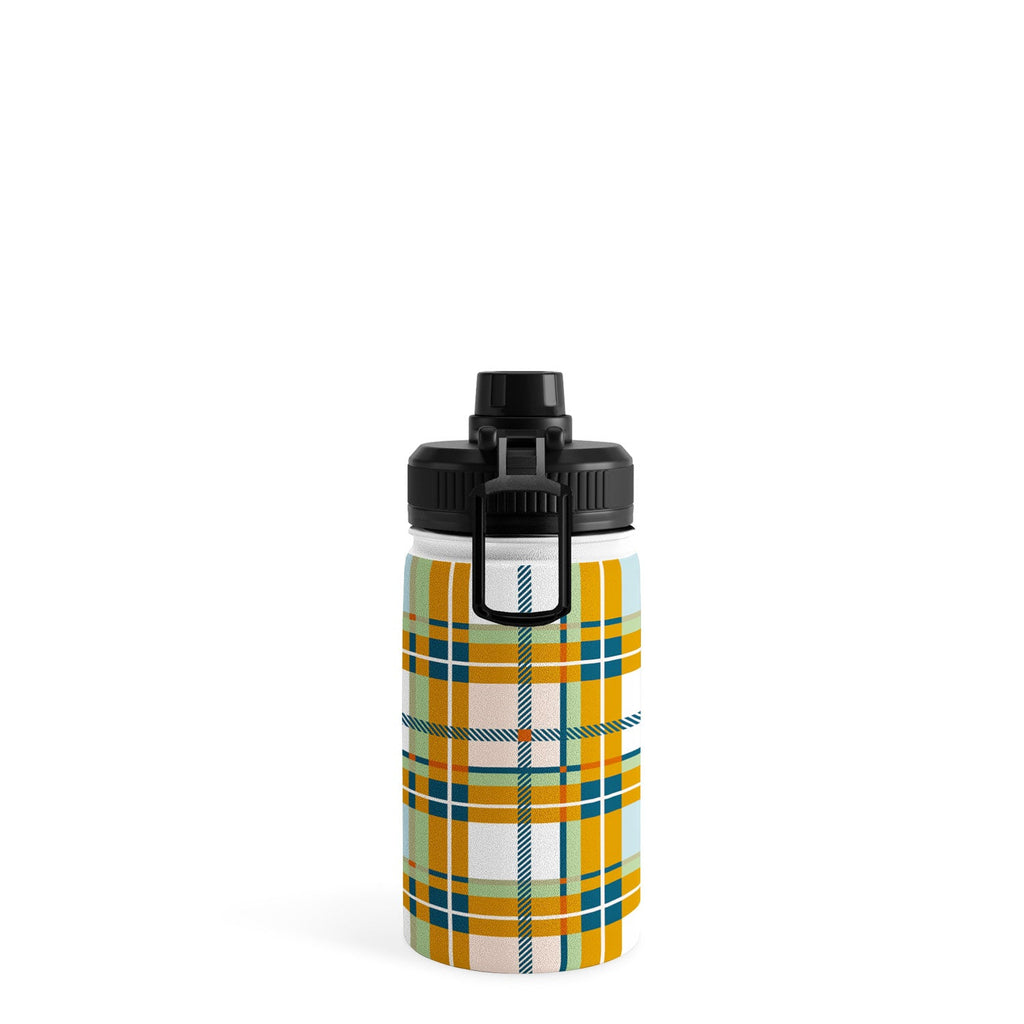 Marta Barragan Camarasa Warm Plaid Fusion Water Bottle