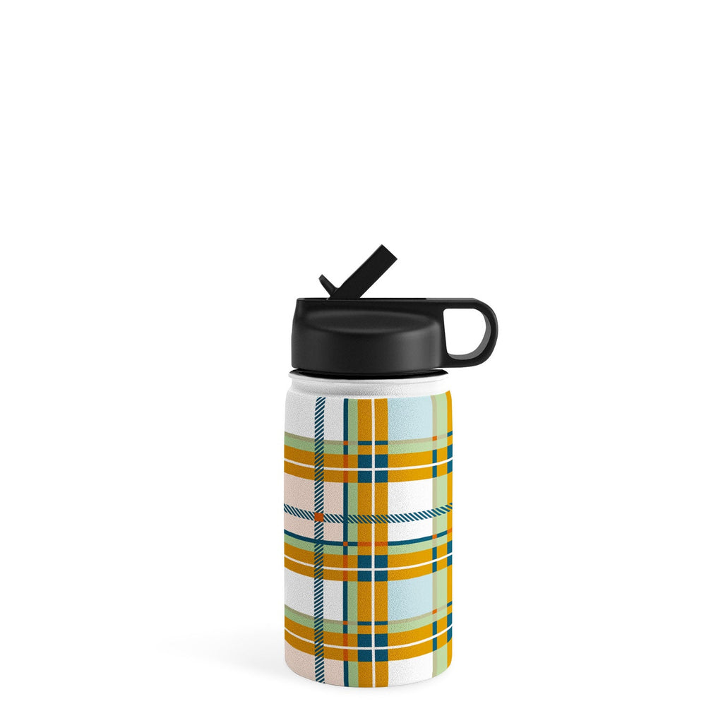 Marta Barragan Camarasa Warm Plaid Fusion Water Bottle