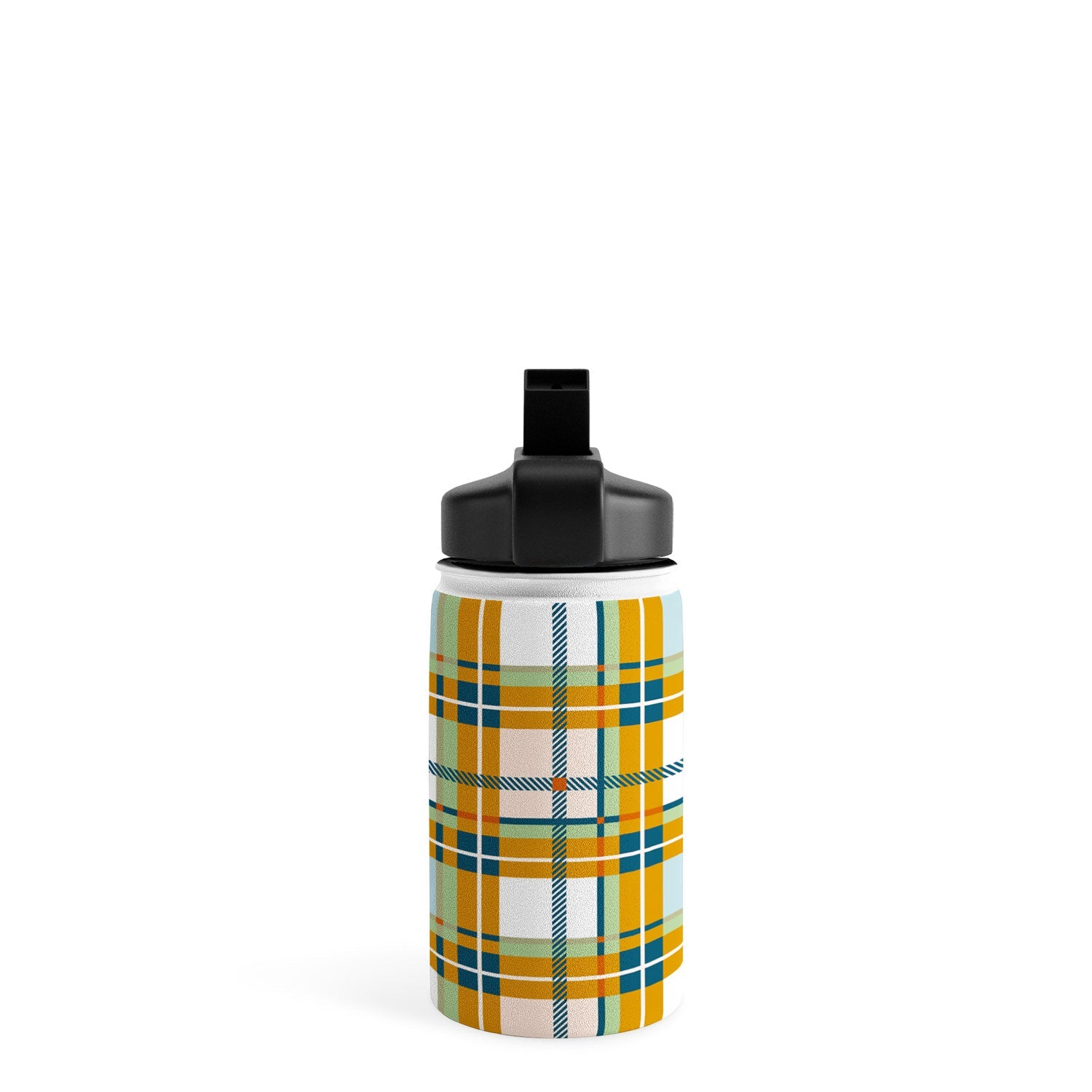 Marta Barragan Camarasa Warm Plaid Fusion Water Bottle