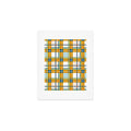 Marta Barragan Camarasa Warm Plaid Fusion Art Print