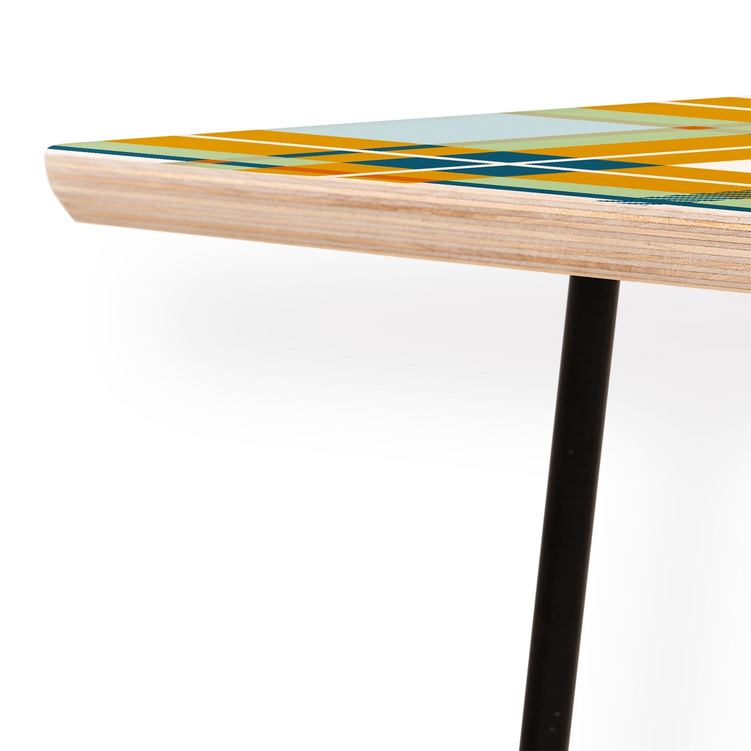 Marta Barragan Camarasa Warm Plaid Fusion Coffee Table