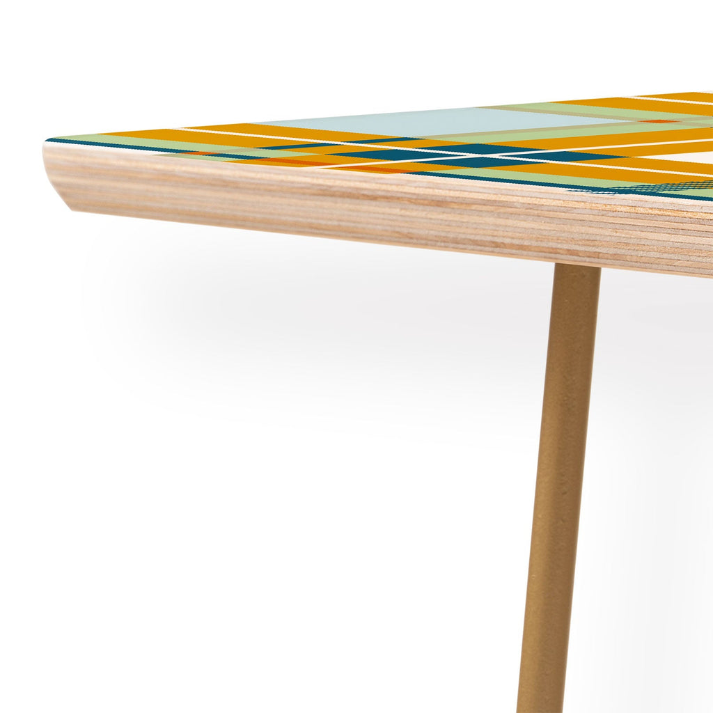 Marta Barragan Camarasa Warm Plaid Fusion Coffee Table