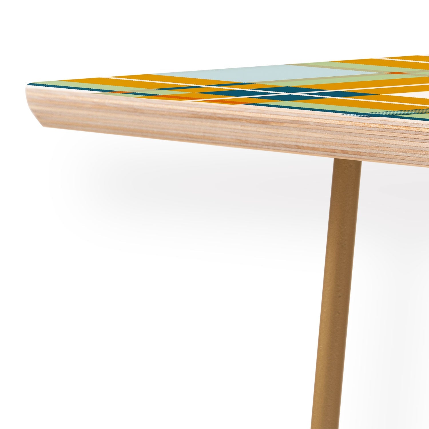 Marta Barragan Camarasa Warm Plaid Fusion Coffee Table