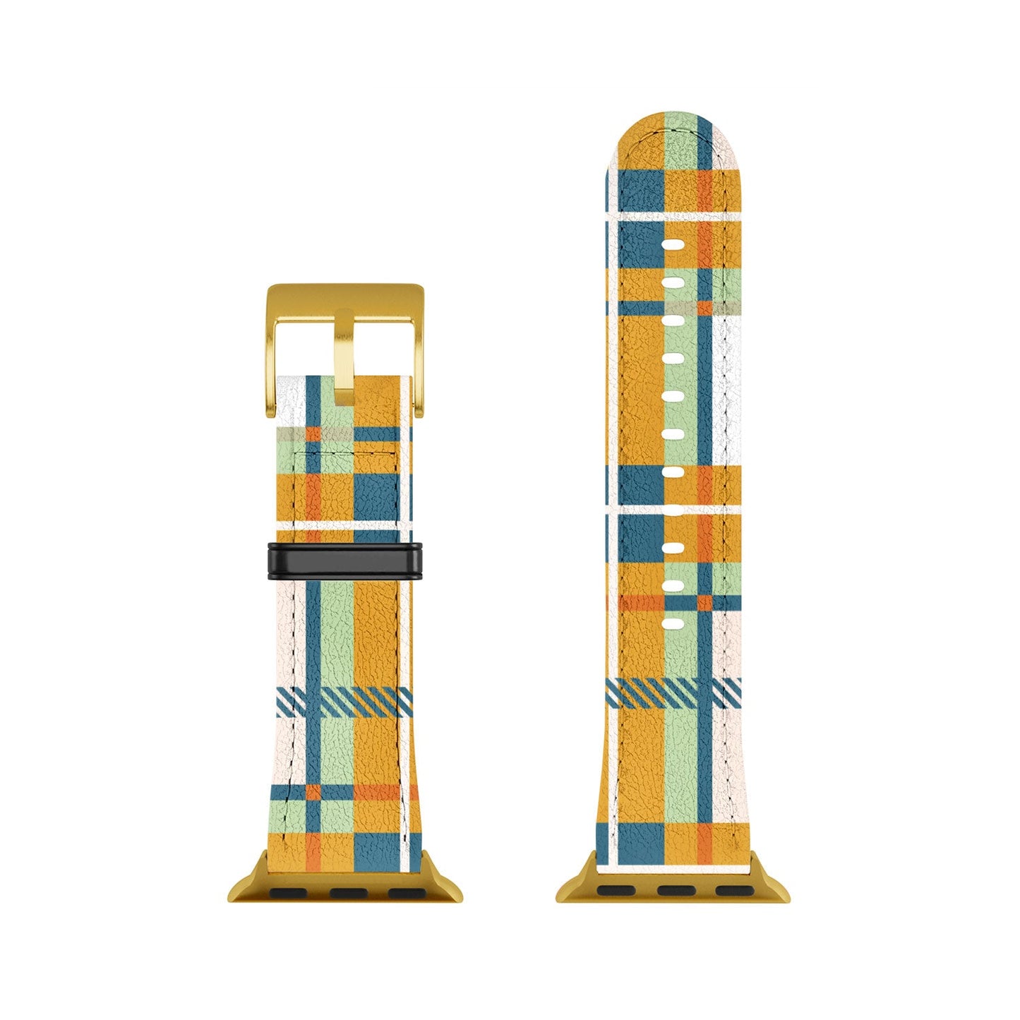 Marta Barragan Camarasa Warm Plaid Fusion Apple Watch Band