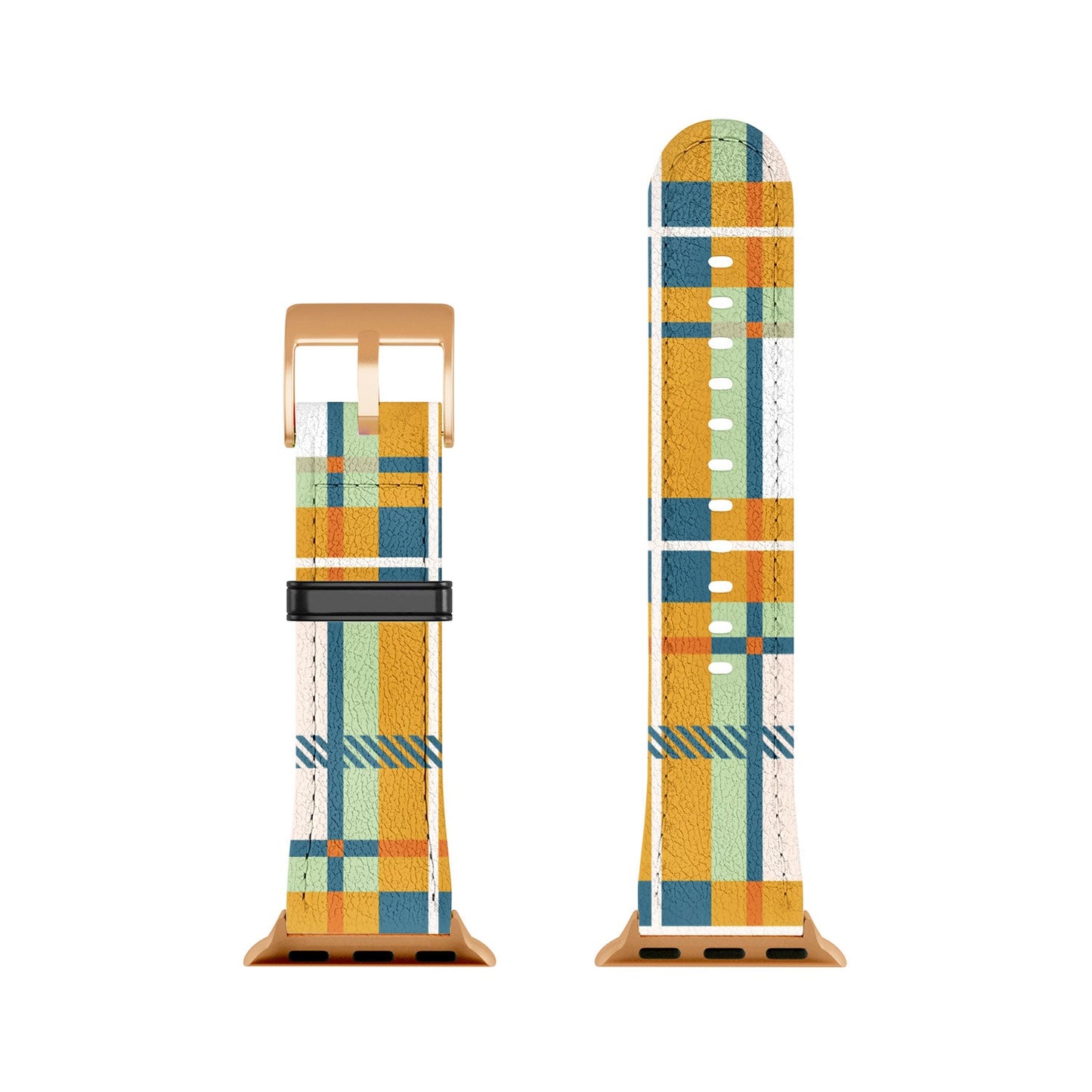 Marta Barragan Camarasa Warm Plaid Fusion Apple Watch Band