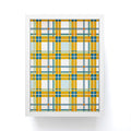 Marta Barragan Camarasa Warm Plaid Fusion Framed Mini Art Print