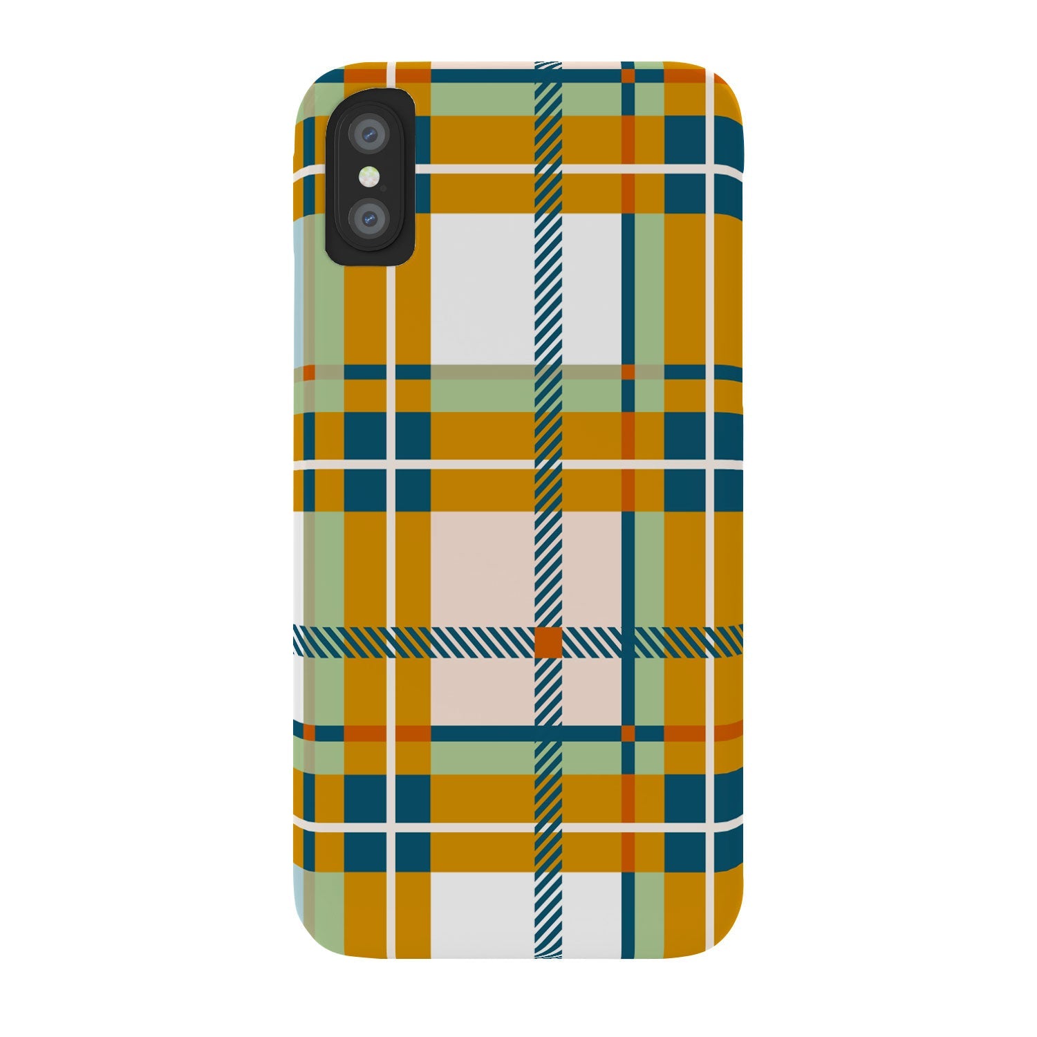 Marta Barragan Camarasa Warm Plaid Fusion Phone Case
