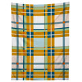 Marta Barragan Camarasa Warm Plaid Fusion Tapestry