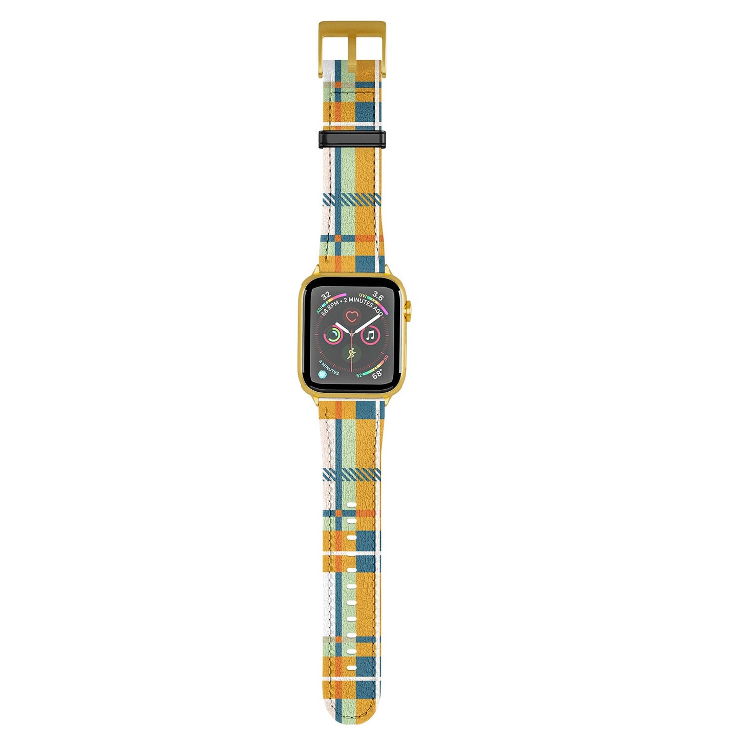 Marta Barragan Camarasa Warm Plaid Fusion Apple Watch Band
