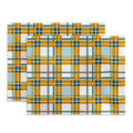 Marta Barragan Camarasa Warm Plaid Fusion Placemat