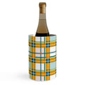 Marta Barragan Camarasa Warm Plaid Fusion Wine Chiller