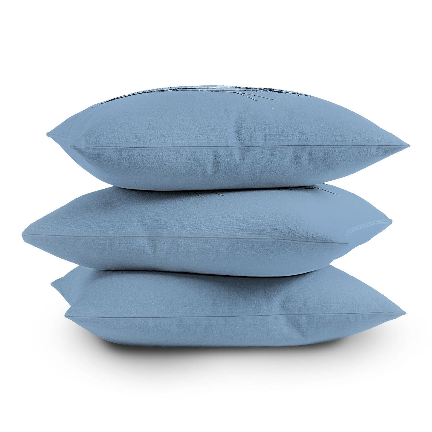 Matt Leyen North For The Winter Blue Outdoor Throw Pillow
