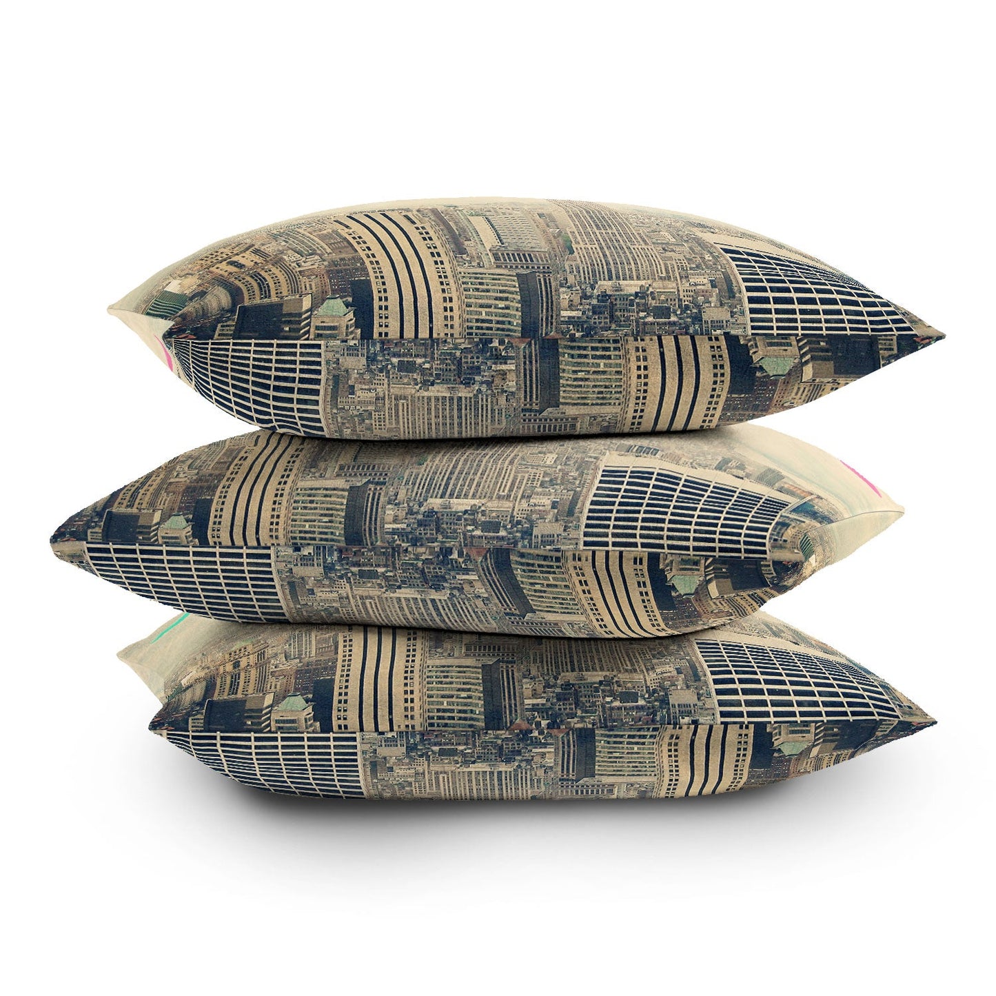 Maybe Sparrow Photography Balloons Over The City Outdoor Throw Pillow