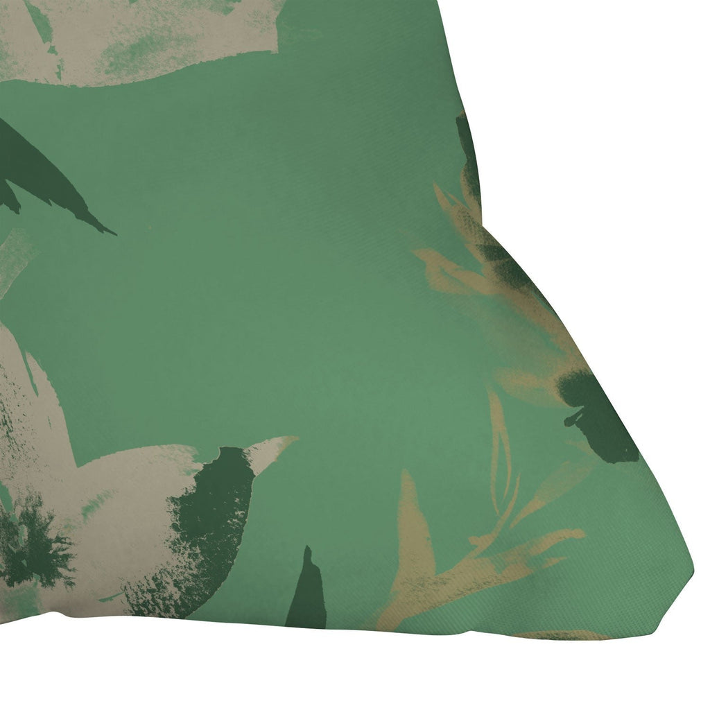 Gabriela Fuente Emma Green Outdoor Throw Pillow