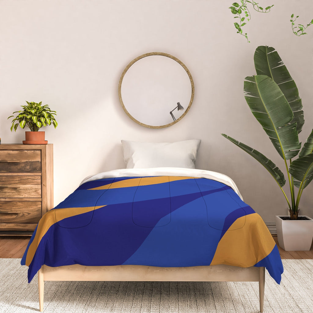 Camilla Foss Pebbles in Stream Comforter