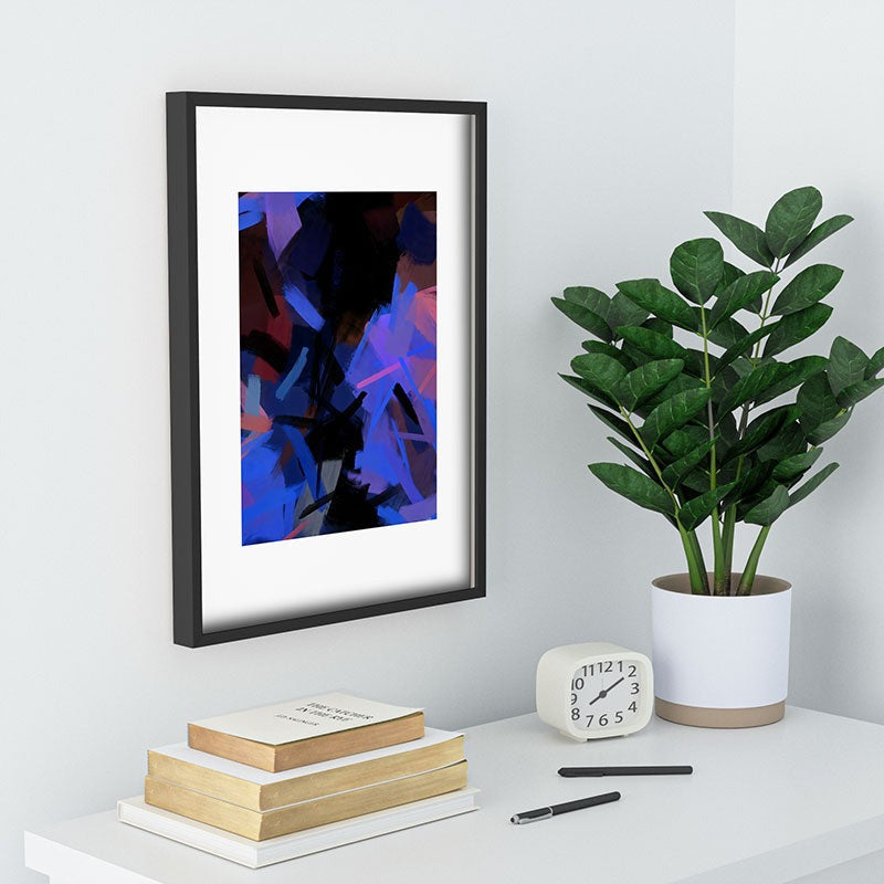 83 Oranges Midnight Sparks Recessed Framing Rectangle
