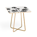 Gal Design Black And White Palms Side Table