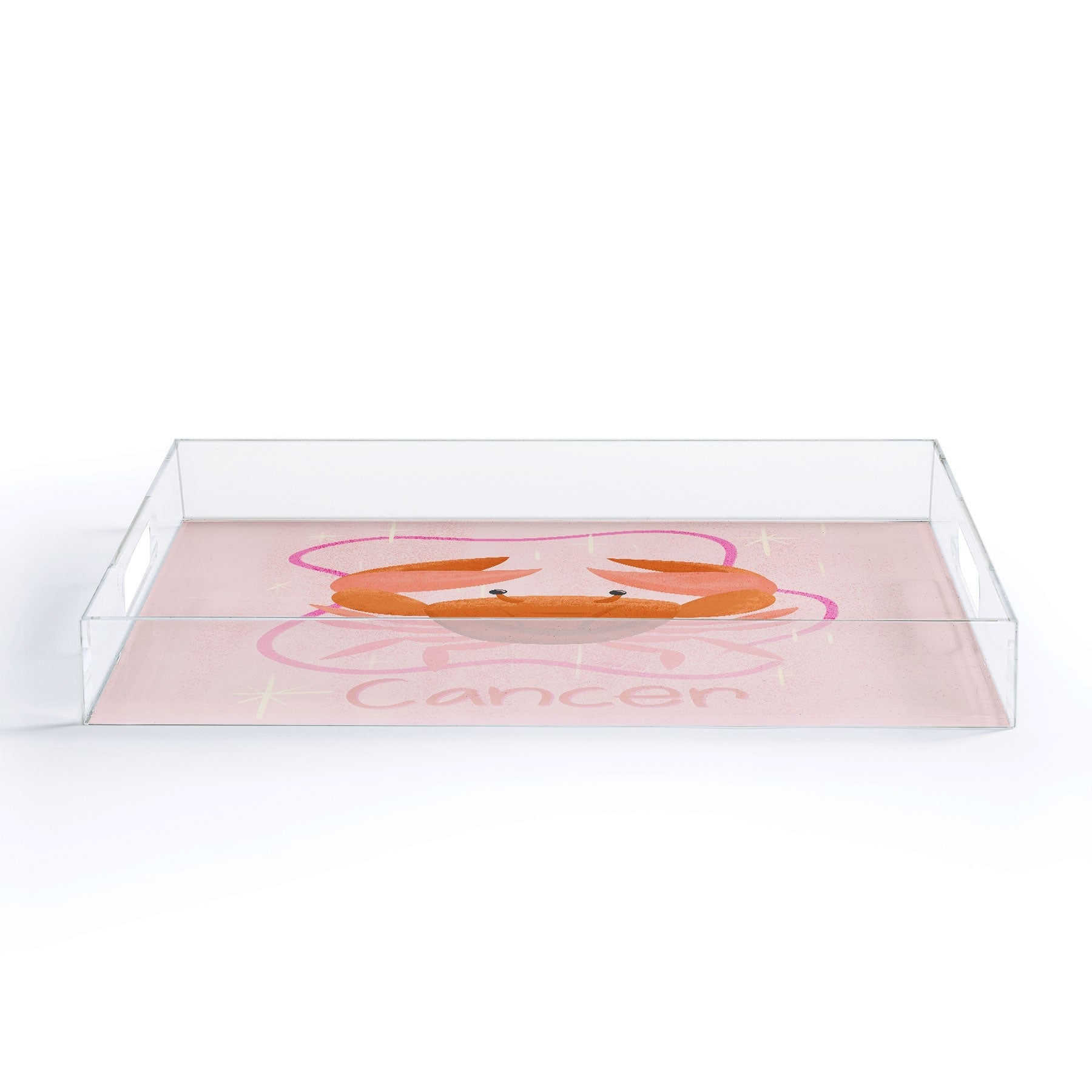 Little Om Zodiac Signs Cancer Acrylic Tray