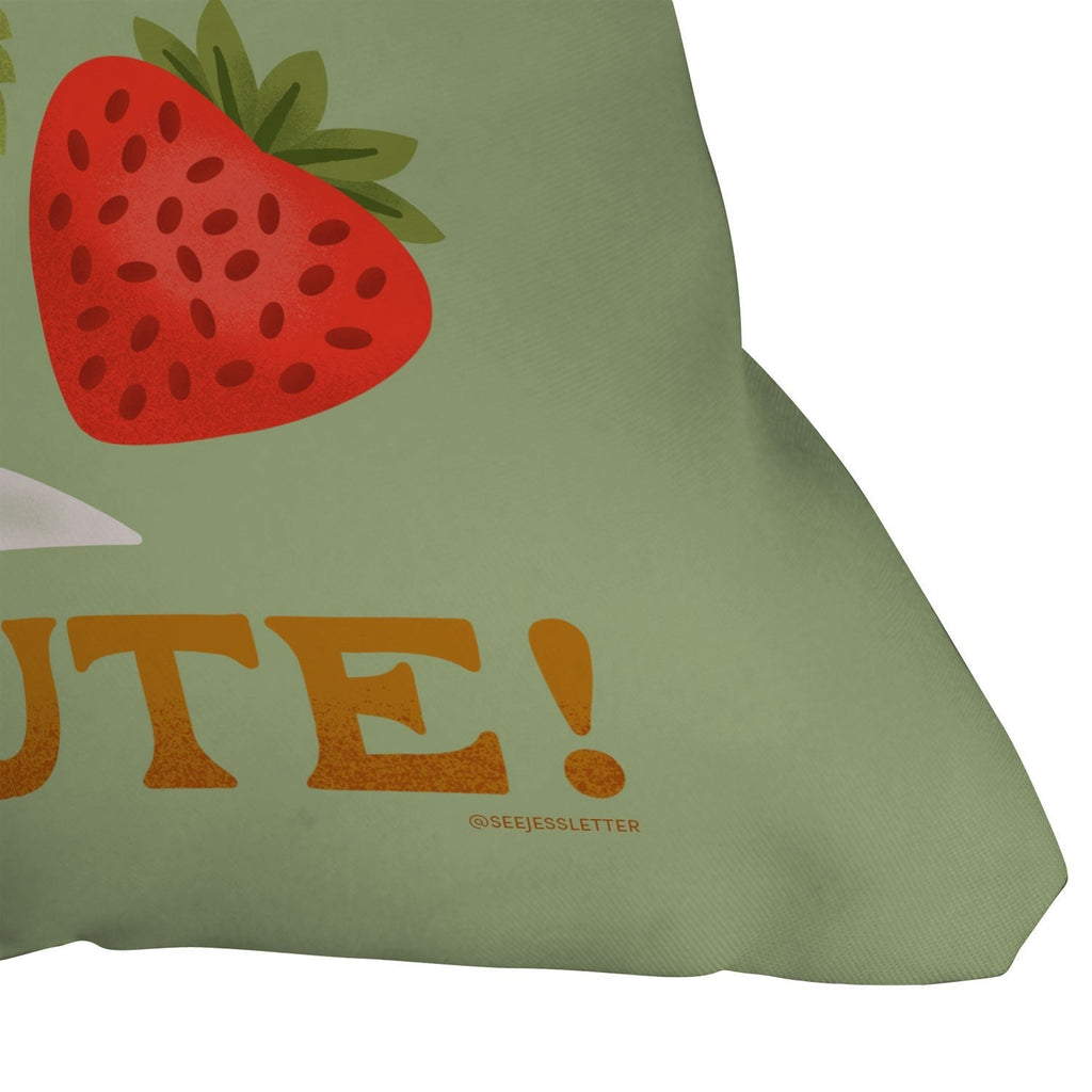Jessica Molina Rossini Outdoor Throw Pillow