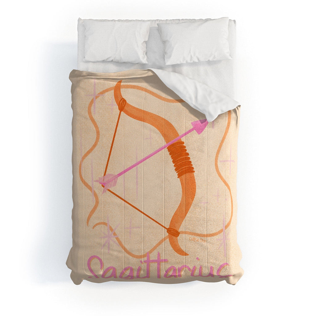 Little Om Zodiac Sign Sagittarius Comforter