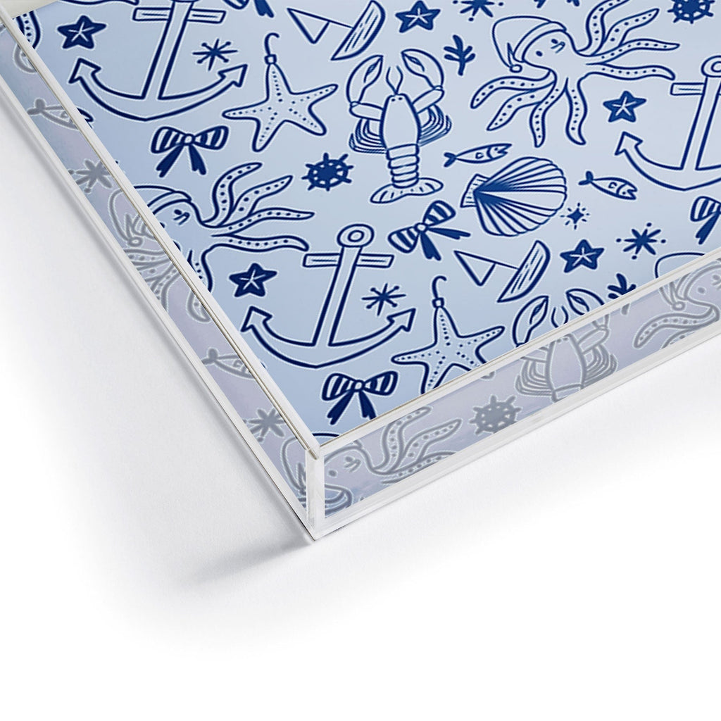 Design by Spark Marine Christmas Holiday Acrylic Tray