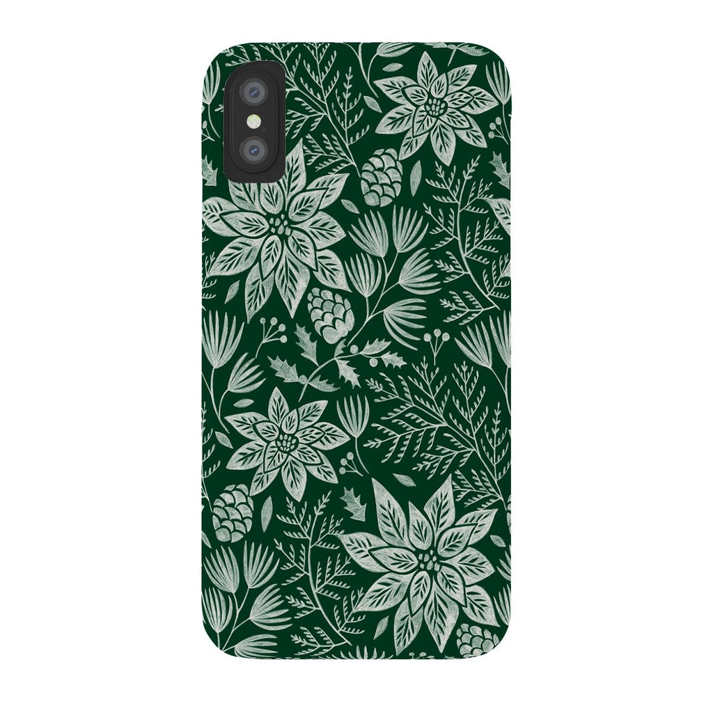 Pimlada Phuapradit Christmas Poinsettia Phone Case