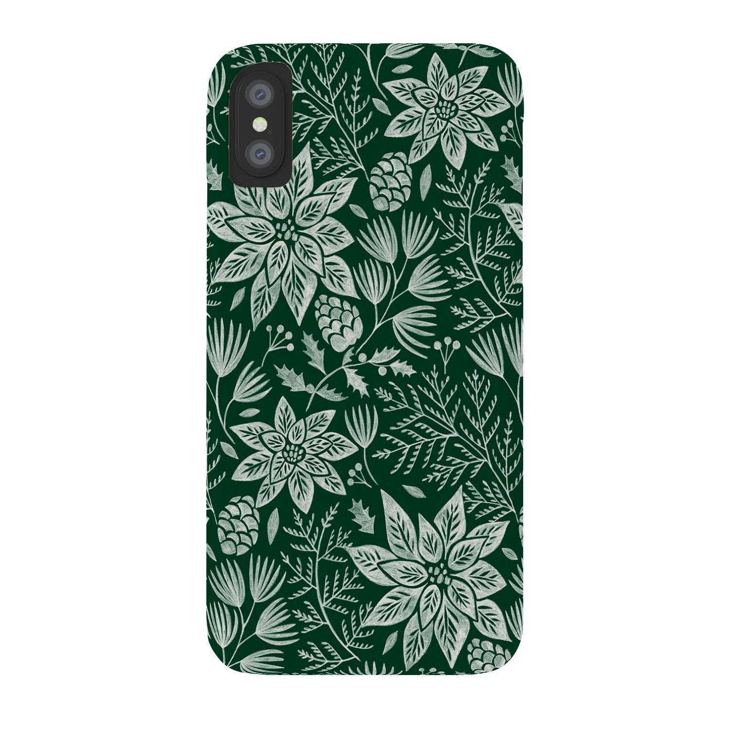 Pimlada Phuapradit Christmas Poinsettia Phone Case