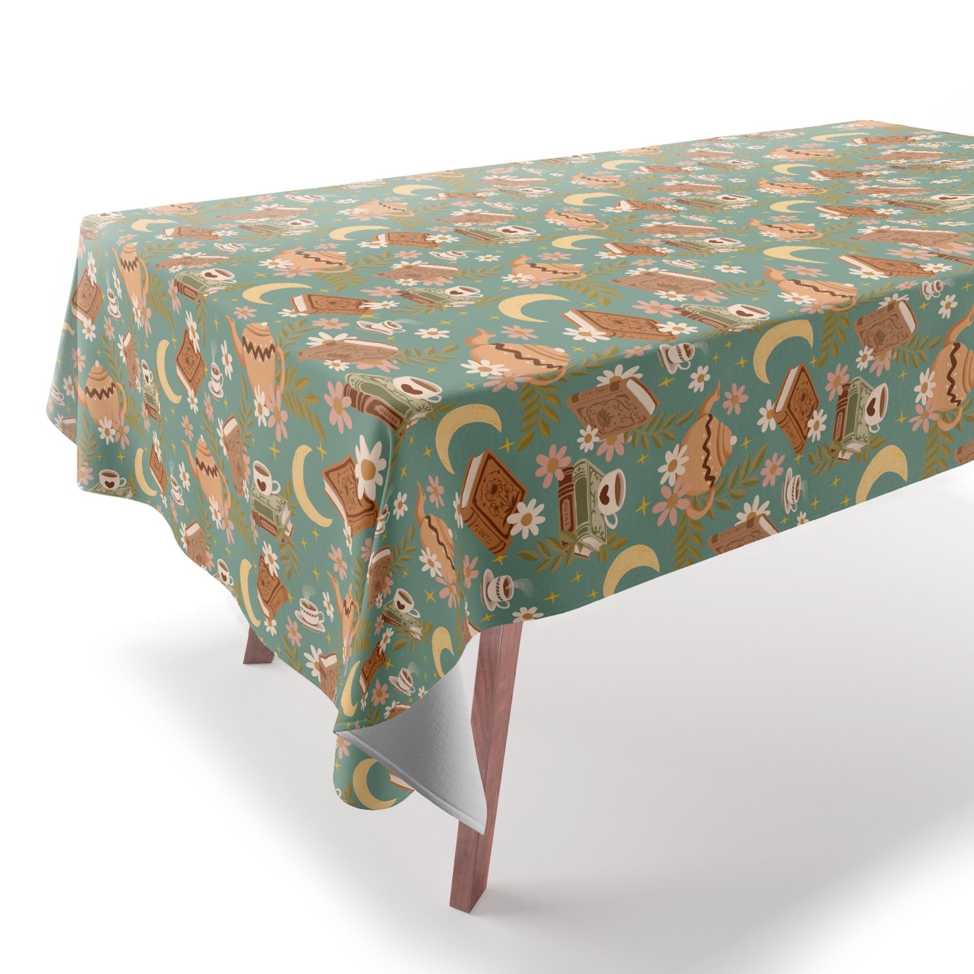Avenie Moonlit Reading Nook I Tablecloth