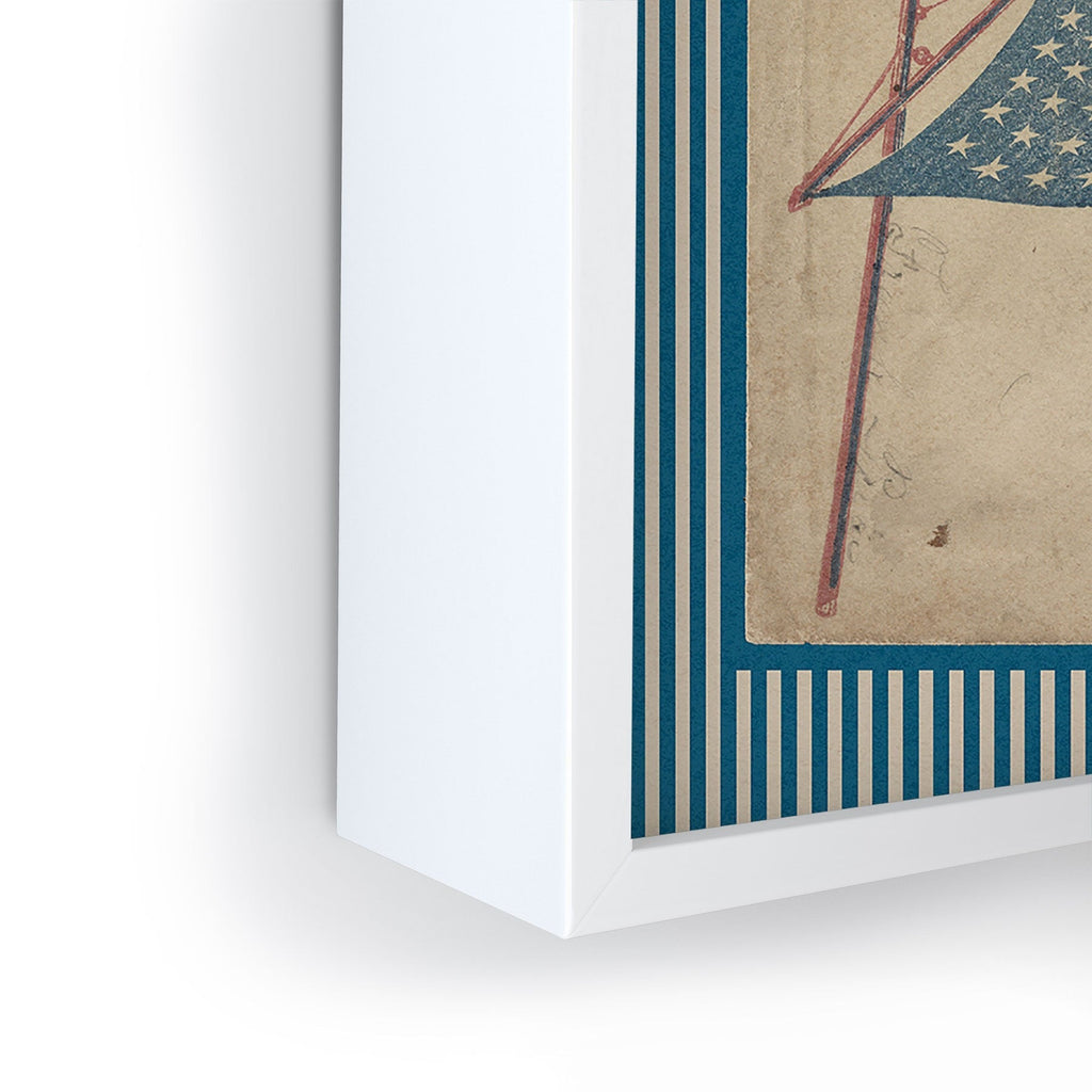 DENY Designs Civil War Envelopes Framed Mini Art Print
