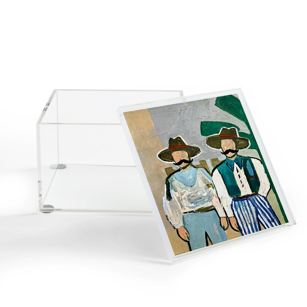83 Oranges Side By Side Cowboy Edition Acrylic Box