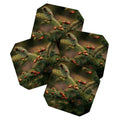 Hannah Kemp Spruce Tips Coaster Set