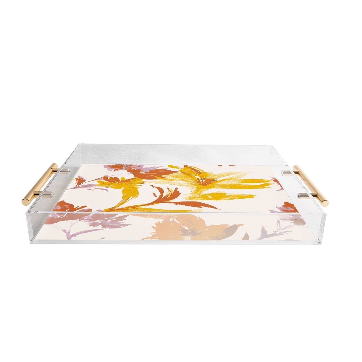 Gabriela Fuente Emma Floral Classic Acrylic Tray