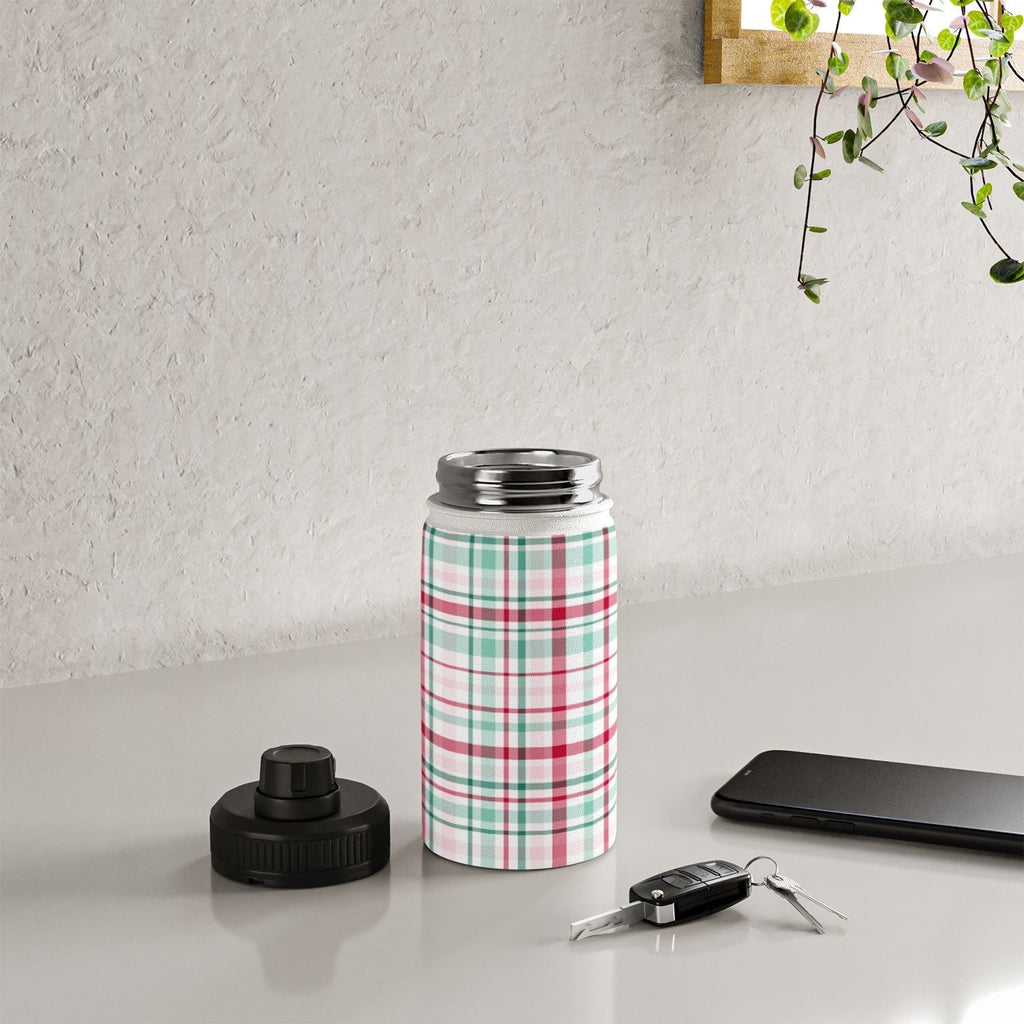 Lisa Argyropoulos Merry Vintage Plaid Water Bottle