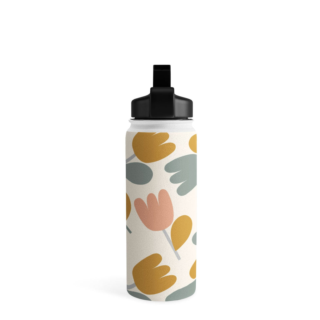 Menina Lisboa Pastel Spring Tulips Water Bottle