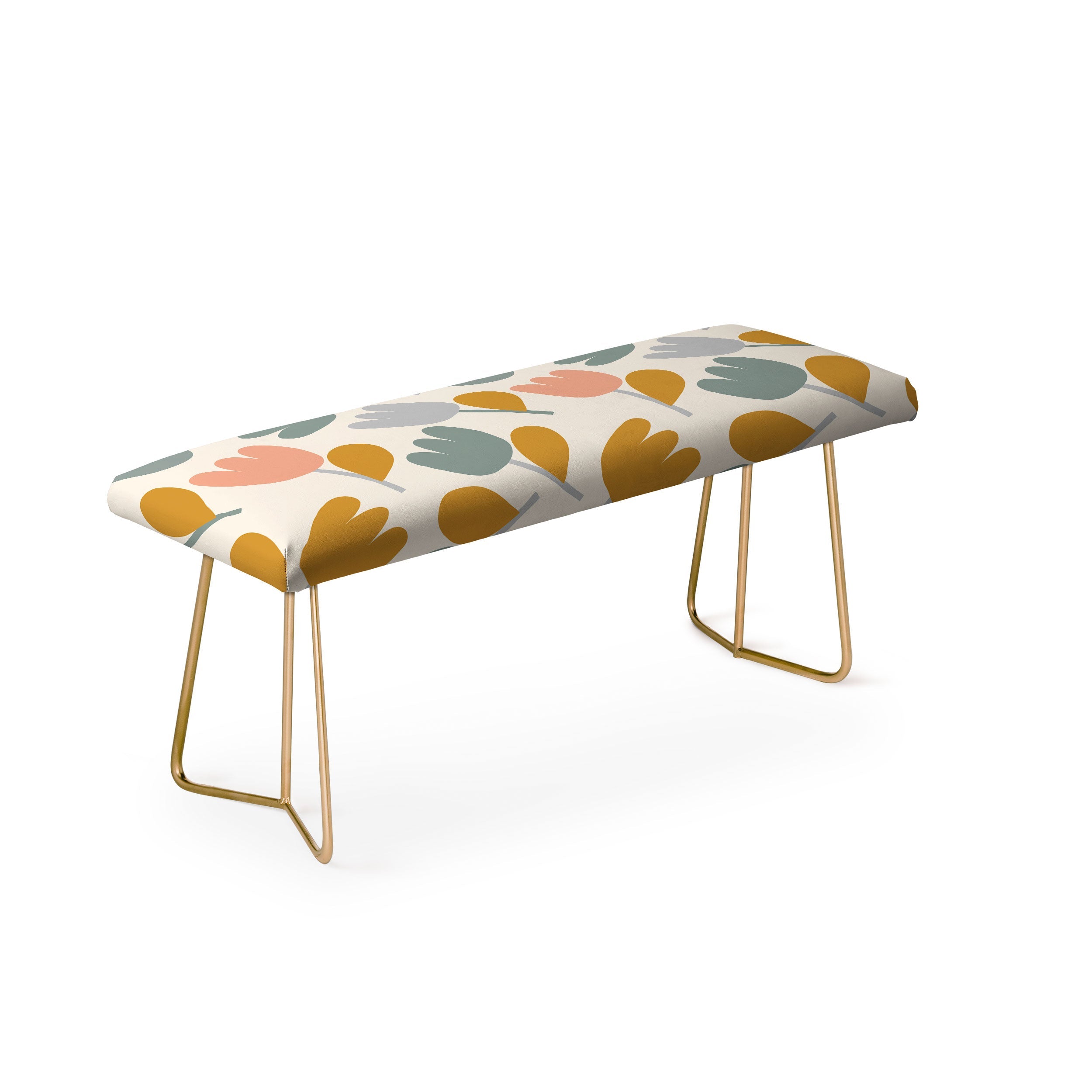 Menina Lisboa Pastel Spring Tulips Bench