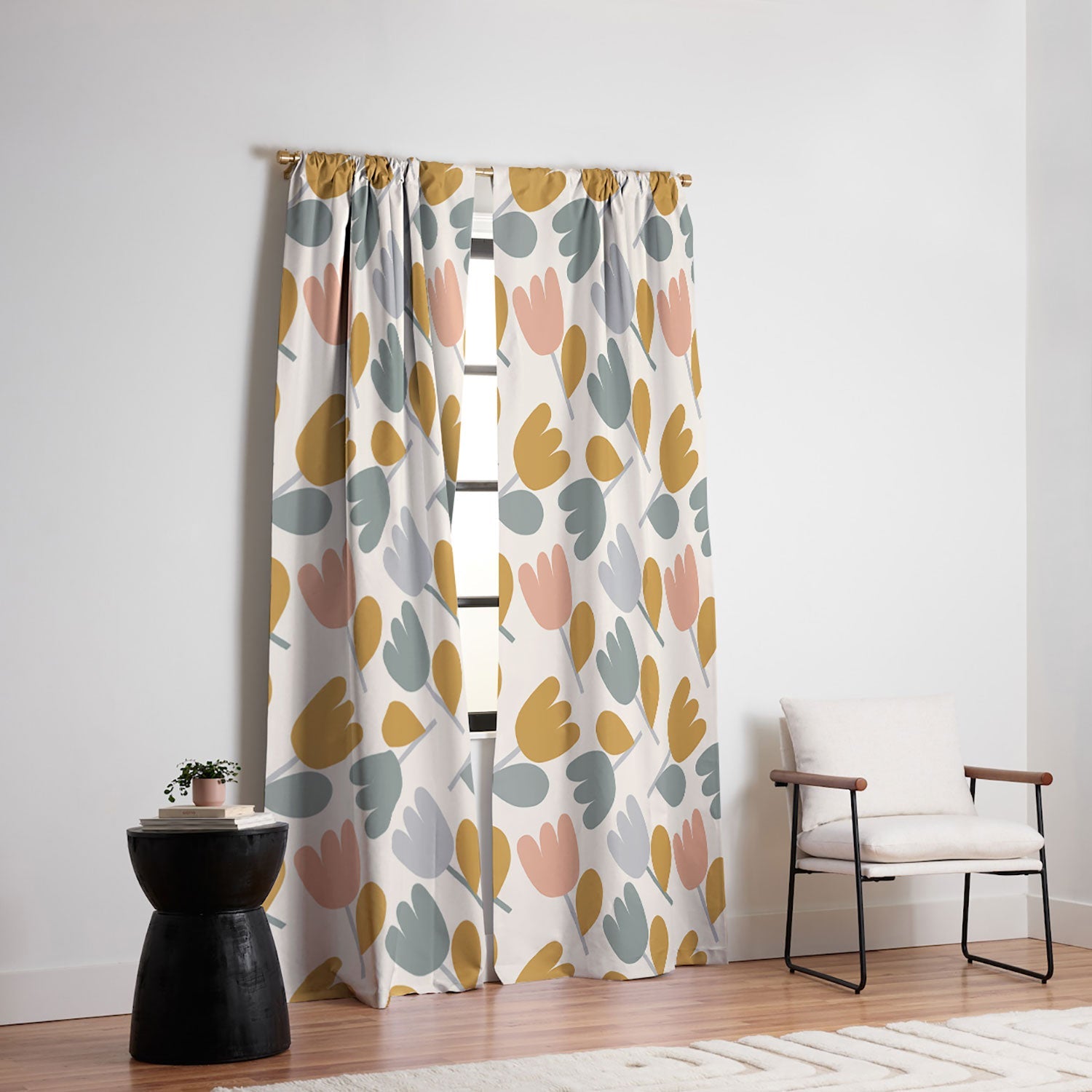 Menina Lisboa Pastel Spring Tulips Blackout Non Repeat