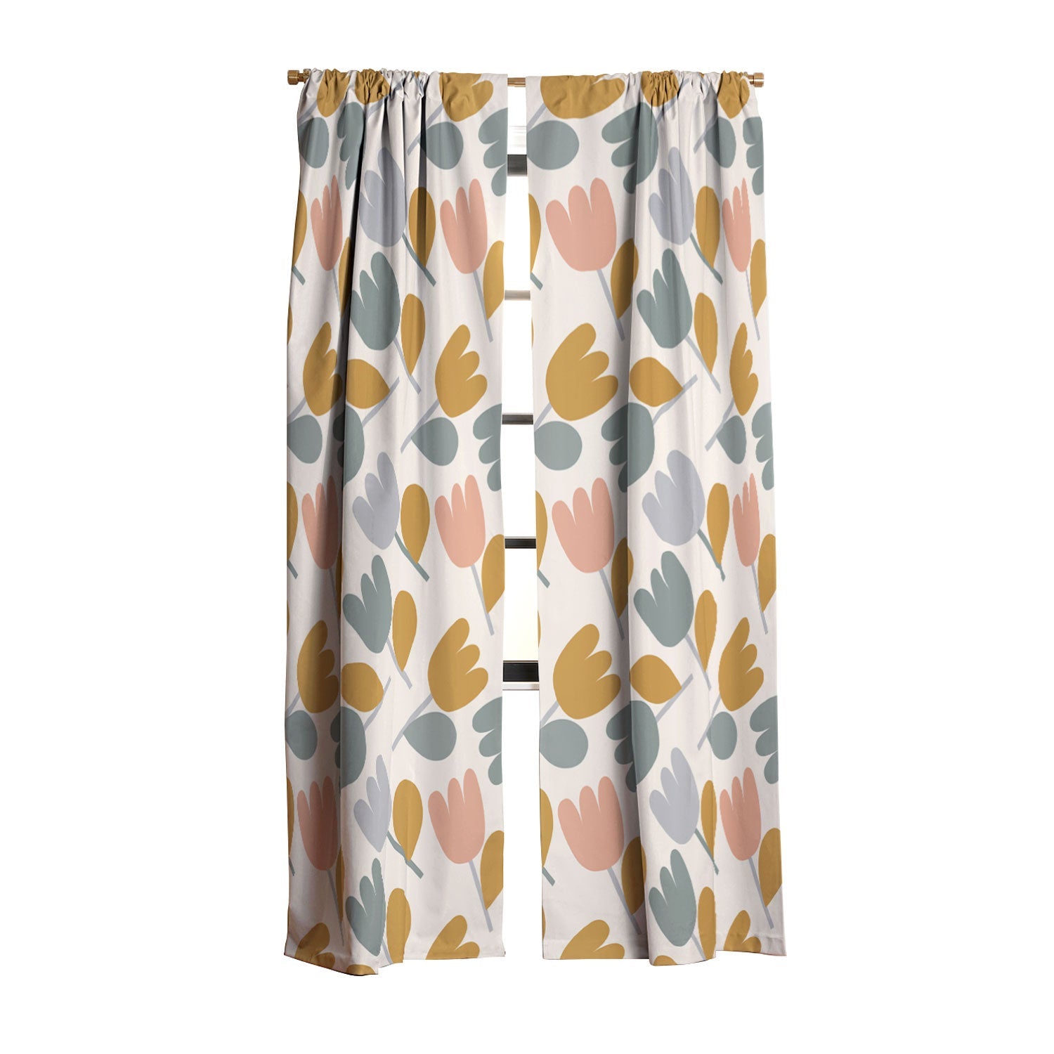 Menina Lisboa Pastel Spring Tulips Blackout Non Repeat