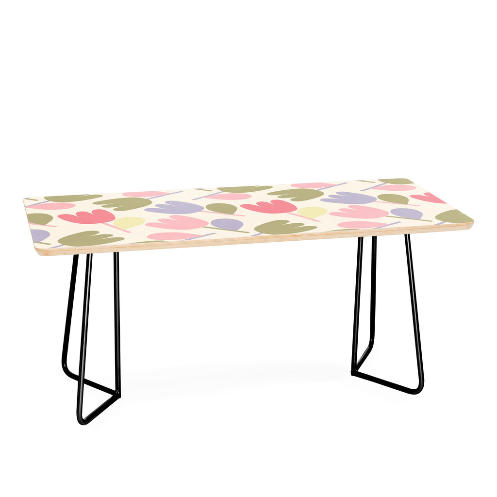 Menina Lisboa Pastel Spring Tulips Coffee Table